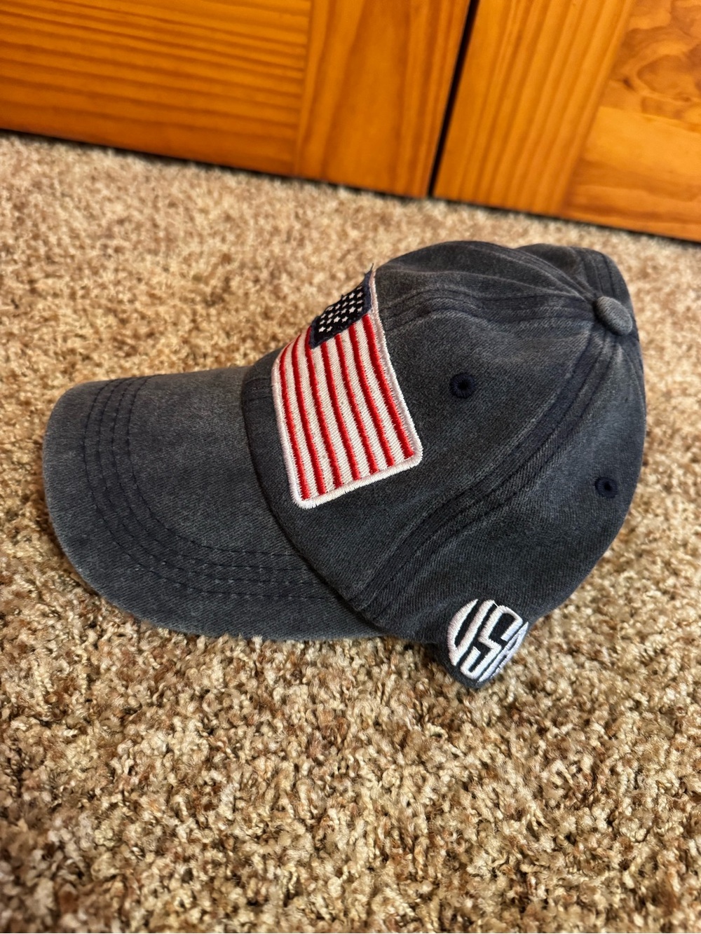 Classic American Flag Hat - Black - Picture 2 of 2